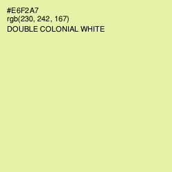 #E6F2A7 - Double Colonial White Color Image